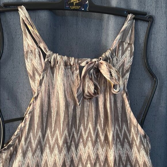 HeartSoul Pink Relaxed Tank Top with Chevron Pattern Size L - Picture 5 of 5
